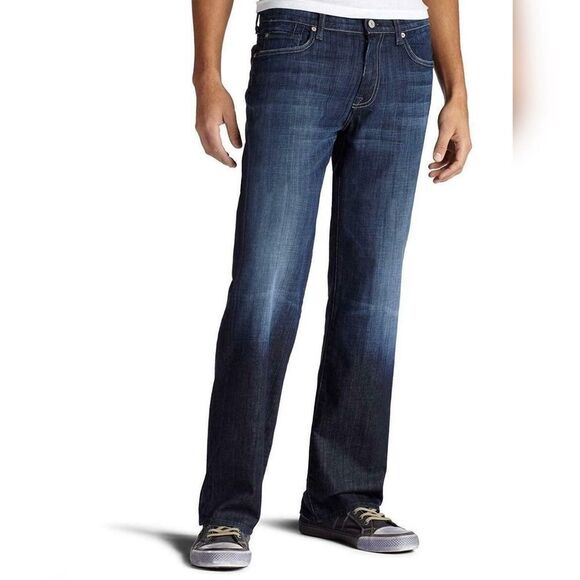 7 For All Mankind Austyn Relaxed Straight Leg Jeans - Picture 1 of 8